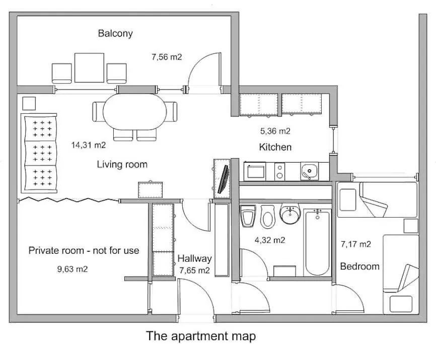 Eurit Apartment Shown In Detail Split
