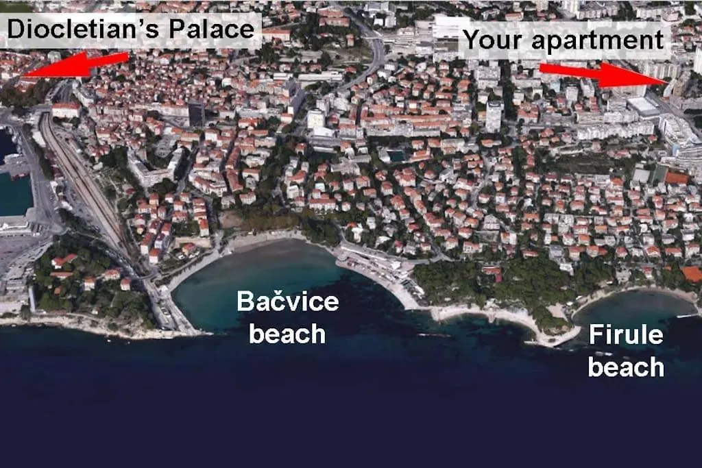 Eurit Apartment Shown In Detail Split 0*,  Croatia